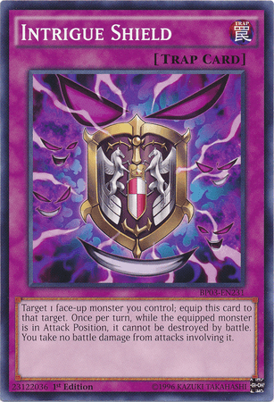 Intrigue Shield [BP03-EN231] Common - Josh's Cards