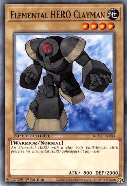 Elemental HERO Clayman [SGX1-ENA03] Common - Josh's Cards