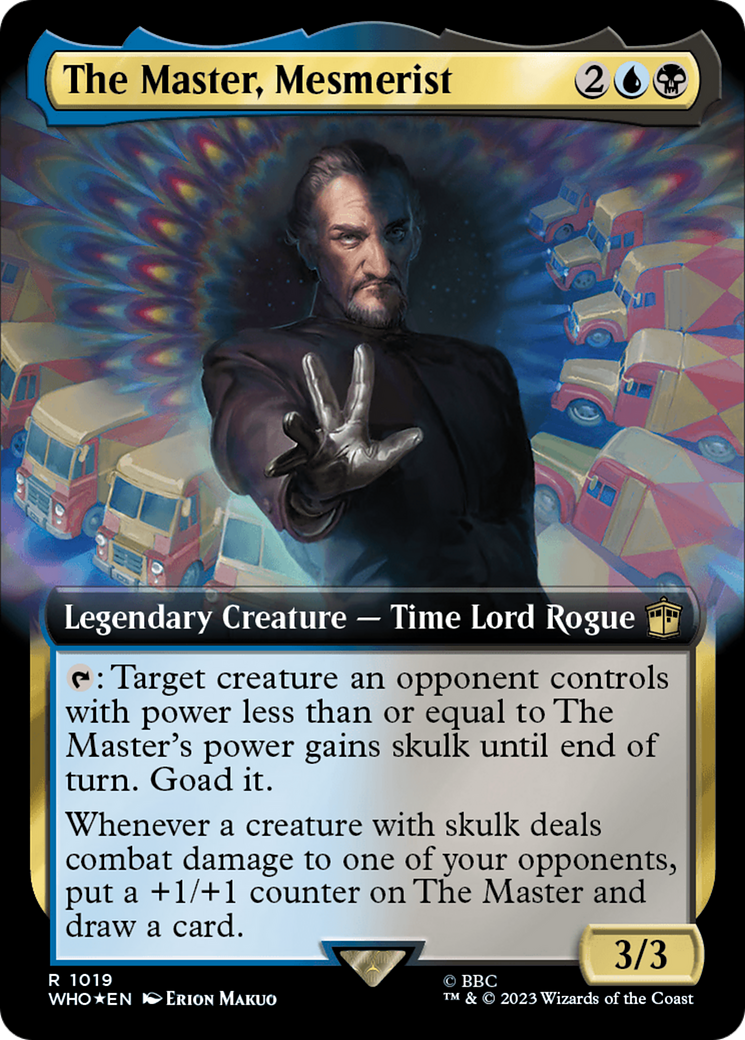 The Master, Mesmerist (WHO-1019) - Doctor Who: (Extended Art) Foil