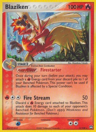 Blaziken 005 - Power Keepers - Reverse Holofoil