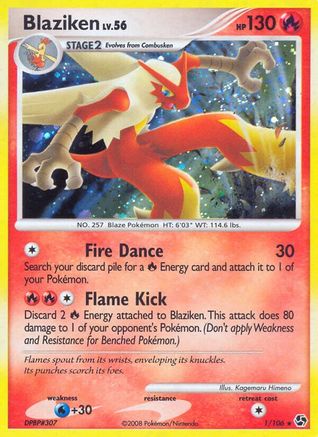Blaziken 001/106 - Great Encounters Holofoil