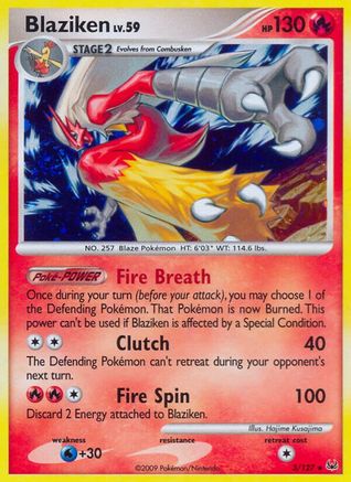 Blaziken 003/127 - Platinum Holofoil