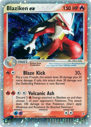 Blaziken ex 089/95 - Team Magma vs Team Aqua Holofoil