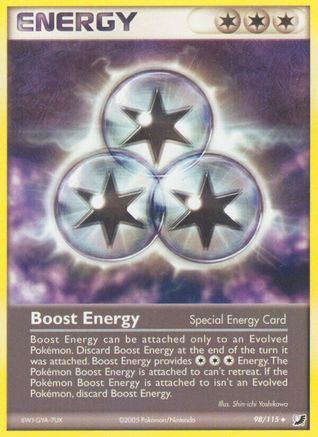 Boost Energy 098 - Unseen Forces - Reverse Holofoil