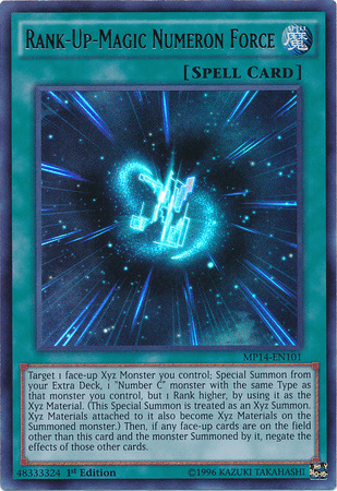 Rank-Up-Magic Numeron Force [MP14-EN101] Ultra Rare - Josh's Cards