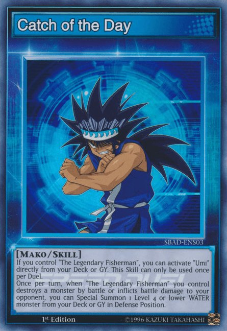 Catch of the Day [SBAD-ENS03] Super Rare - Josh's Cards
