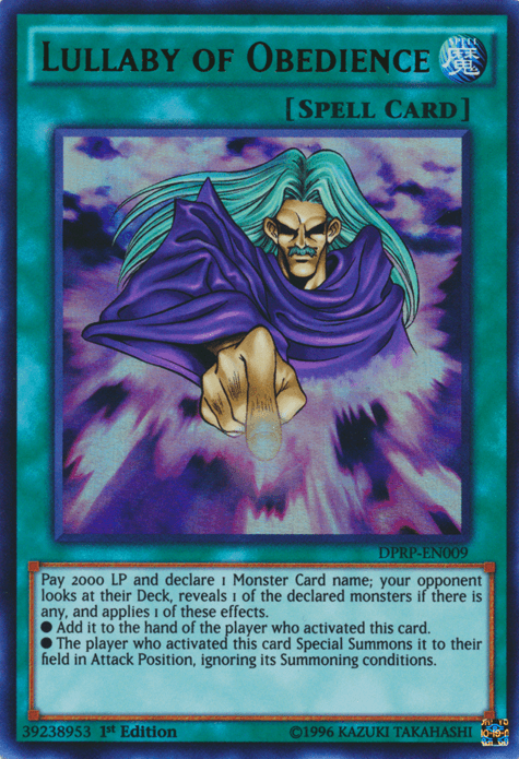 Lullaby of Obedience [DPRP-EN009] Ultra Rare - Josh's Cards