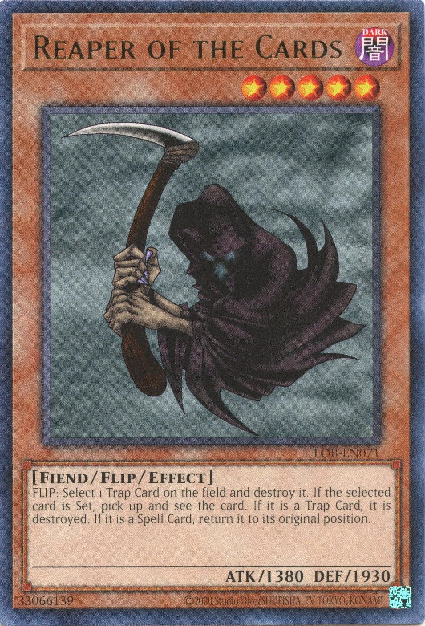 Reaper of the Cards (25th Anniversary) [LOB-EN071] Rare - Josh's Cards
