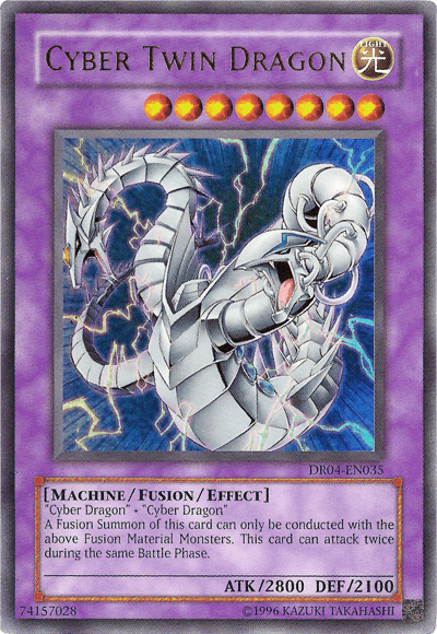 Cyber Twin Dragon [DR04-EN035] Ultra Rare - Josh's Cards