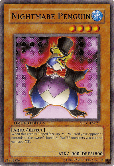 Nightmare Penguin [GLD1-EN021] Common - Josh's Cards