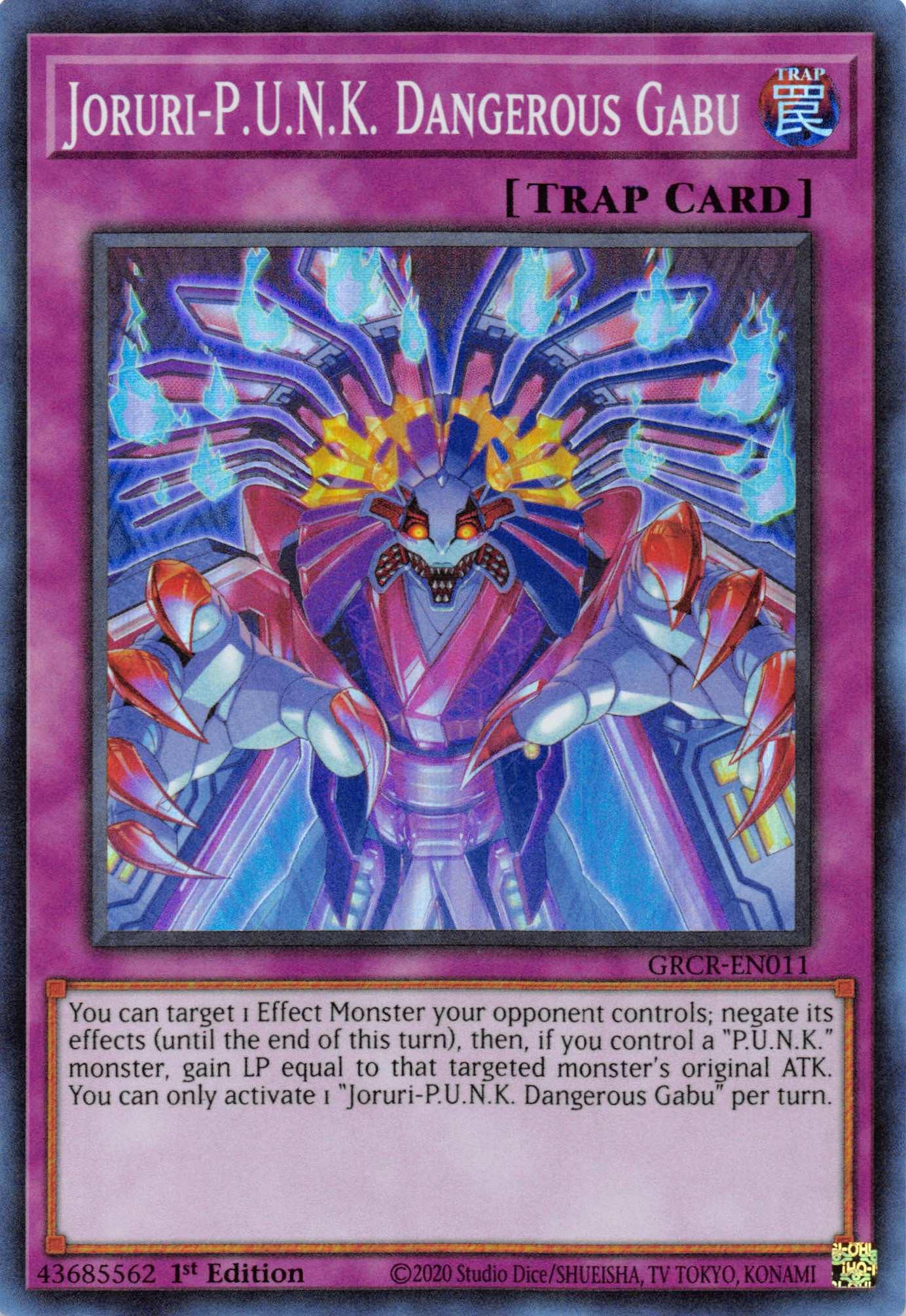 Joruri-P.U.N.K. Dangerous Gabu [GRCR-EN011] Super Rare - Josh's Cards