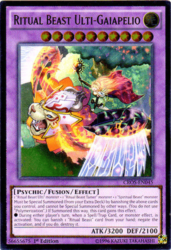 Ritual Beast Ulti-Gaiapelio (UTR) [CROS-EN045] Ultimate Rare - Josh's Cards