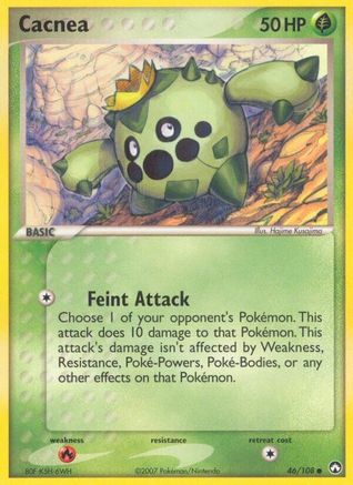 Cacnea 046/108 - Power Keepers Reverse Holofoil
