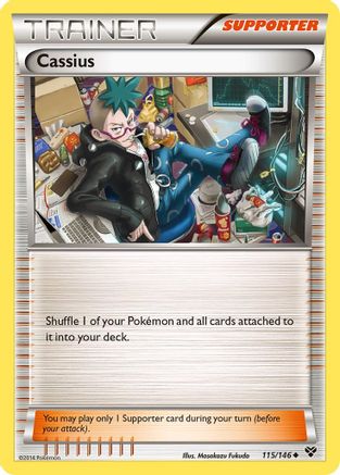 Cassius 115/146 - XY Base Set Reverse Holofoil