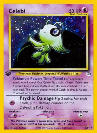Celebi 003/64 - Neo Revelation 1st Edition Holofoil