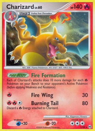Charizard 001/99 - Arceus Holofoil