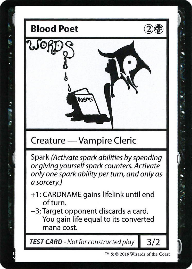 Blood Poet (CMB1-) - Mystery Booster Playtest Cards 2021