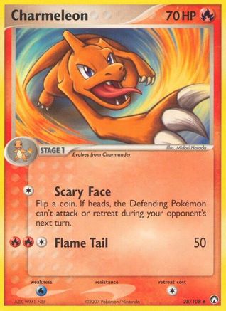 Charmeleon 028/108 - Power Keepers Reverse Holofoil