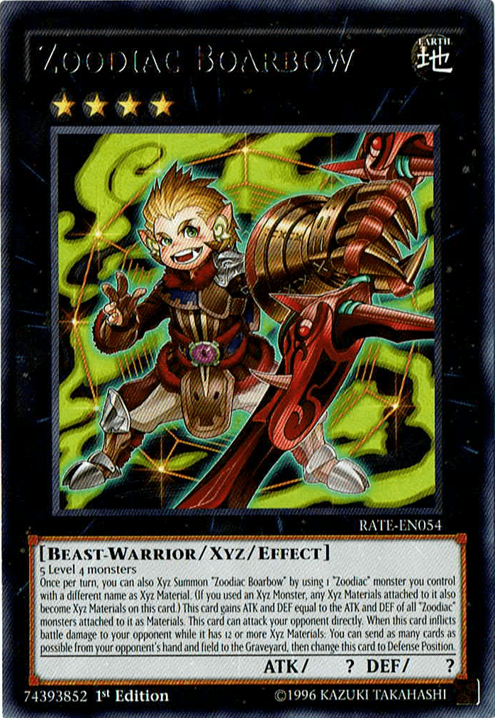 Zoodiac Boarbow [RATE-EN054] Rare - Josh's Cards