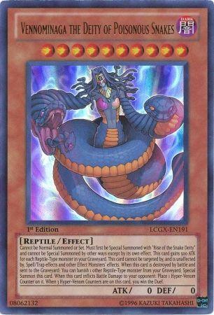 Vennominaga the Deity of Poisonous Snakes [LCGX-EN191] Ultra Rare - Josh's Cards