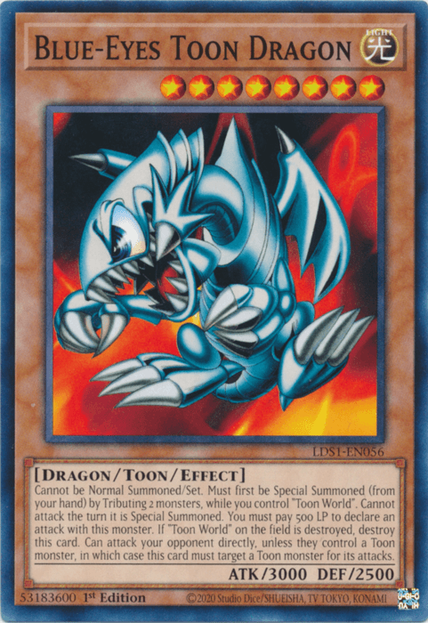 Blue-Eyes Toon Dragon [LDS1-EN056] Common - Josh's Cards