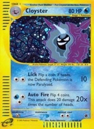 Cloyster 008/165 - Expedition Reverse Holofoil