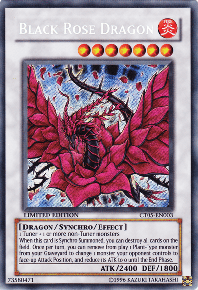 Black Rose Dragon [CT05-EN003] Secret Rare - Josh's Cards