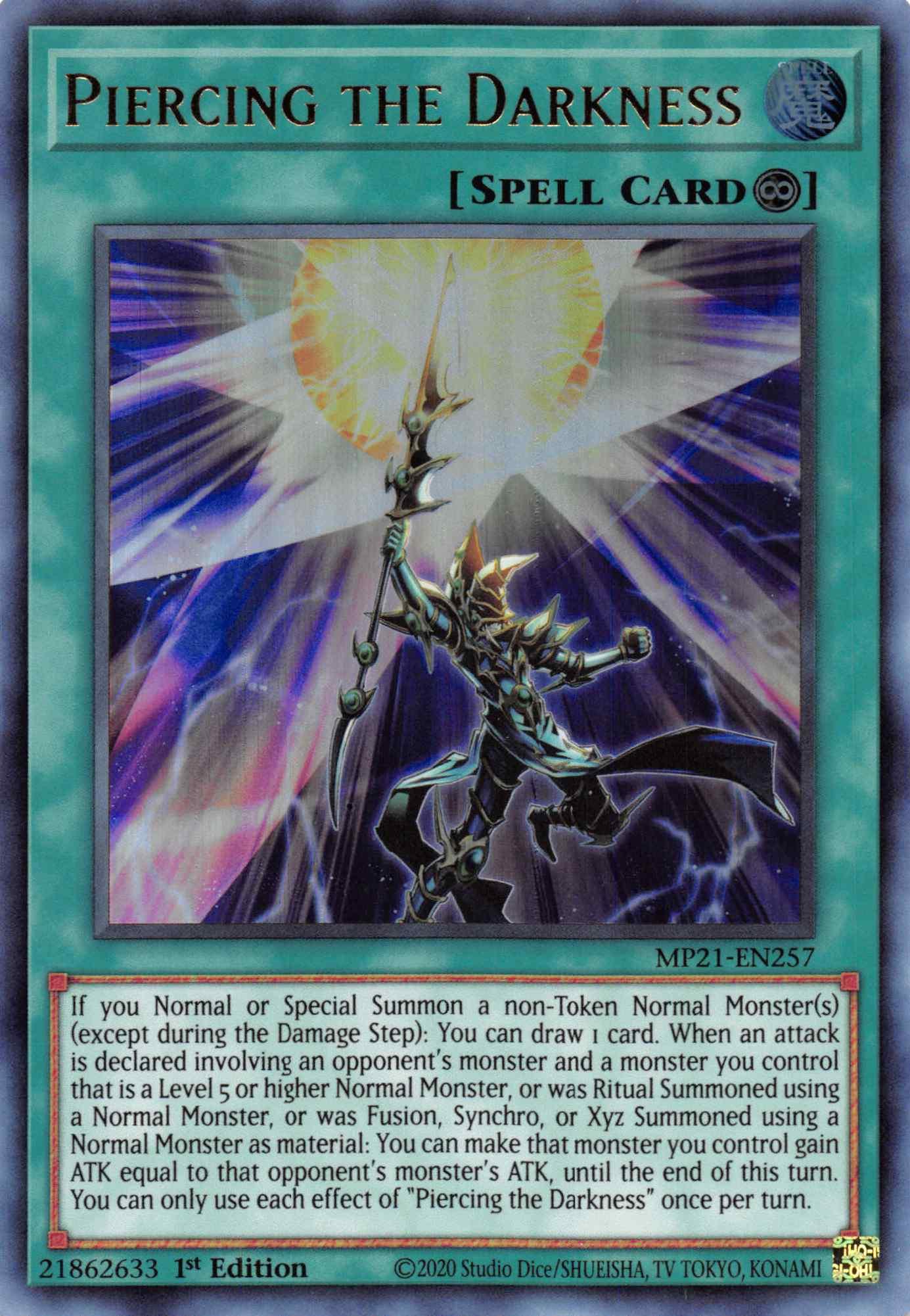 Piercing the Darkness [MP21-EN257] Ultra Rare - Josh's Cards