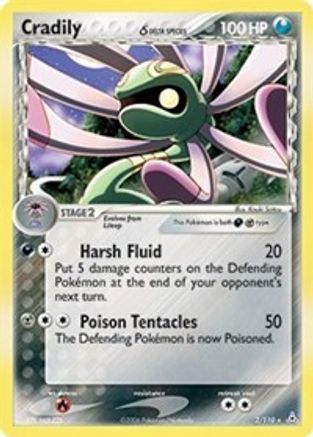 Cradily (Delta Species) 002/110 - Holon Phantoms Holofoil