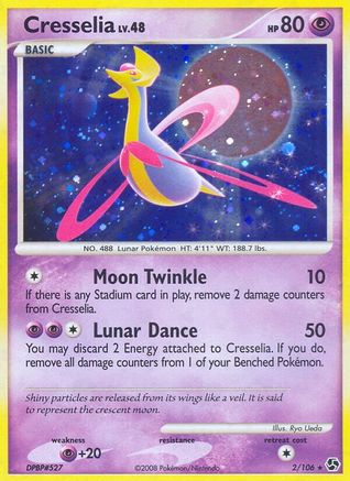 Cresselia 002/106 - Great Encounters Reverse Holofoil