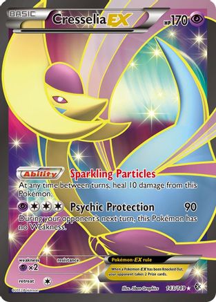 Cresselia EX (Full Art) 143/149 - Boundaries Crossed Holofoil