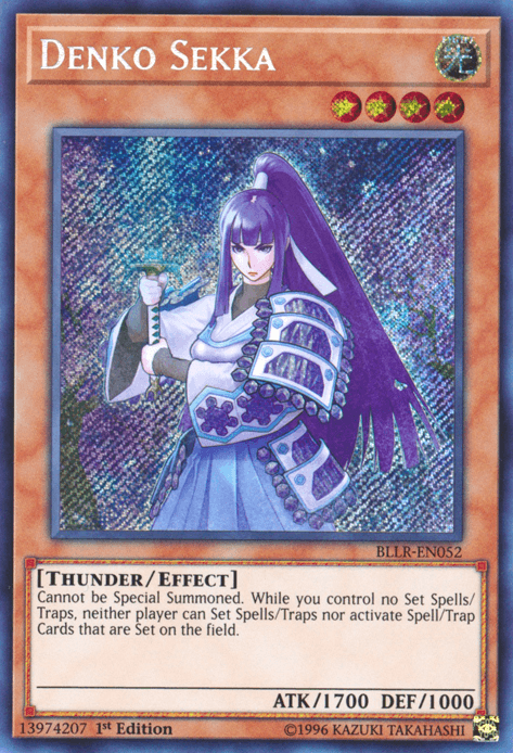 Denko Sekka [BLLR-EN052] Secret Rare - Josh's Cards