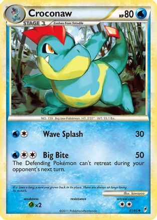 Croconaw 041/95 - Call of Legends Reverse Holofoil