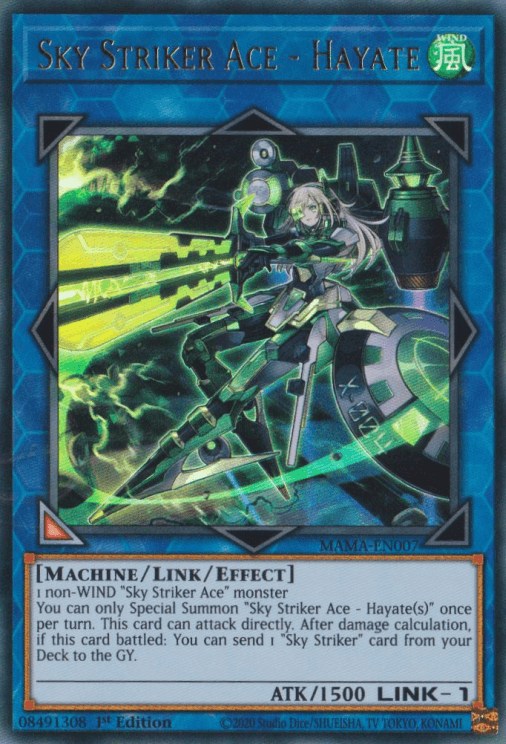 Sky Striker Ace - Hayate [MAMA-EN007] Ultra Rare - Josh's Cards