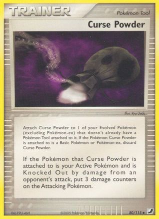 Curse Powder 080/115 - Unseen Forces Reverse Holofoil