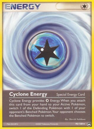 Cyclone Energy 090/108 - Power Keepers - Reverse Holofoil