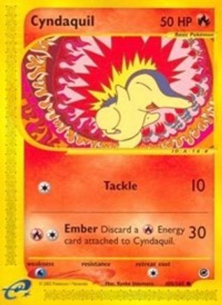 Cyndaquil 105/165 - Expedition Reverse Holofoil