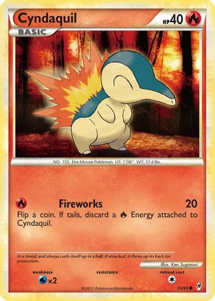 Cyndaquil 055/95 - Call of Legends Reverse Holofoil