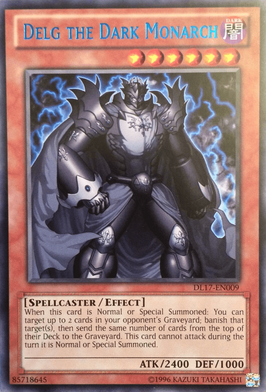 Delg the Dark Monarch (Blue) [DL17-EN009] Rare - Josh's Cards