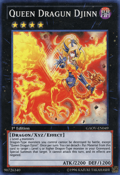Queen Dragun Djinn [GAOV-EN049] Super Rare - Josh's Cards