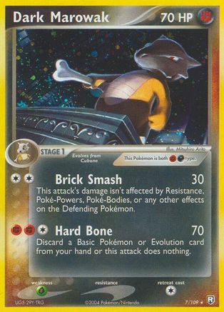 Dark Marowak 007/109 - Team Rocket Returns Reverse Holofoil