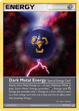 Dark Metal Energy 097/110 - Holon Phantoms Reverse Holofoil