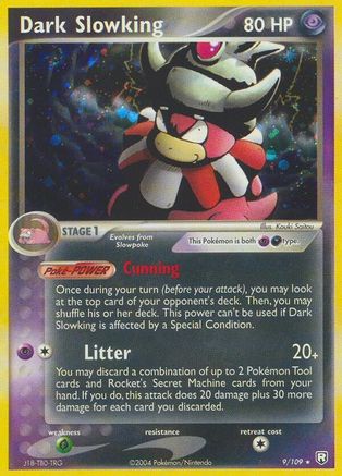 Dark Slowking 009 - Team Rocket Returns - Reverse Holofoil