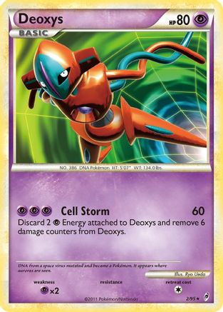 Deoxys 002/95 - Call of Legends Reverse Holofoil