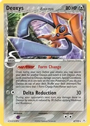 Pokemon: Deoxys Delta Species Holon Phantoms 4/110- Heavy Play