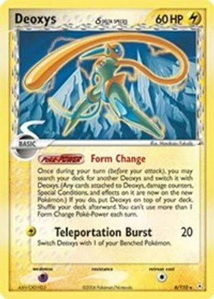 Deoxys (Delta Species Speed Forme) 006/110 - Holon Phantoms Reverse Holofoil