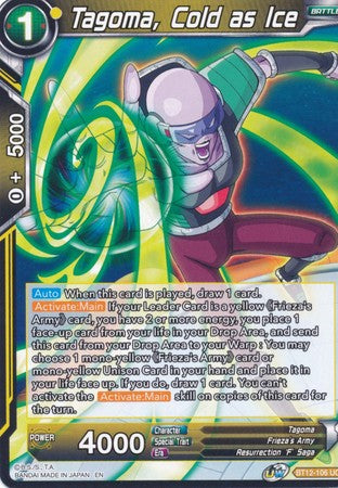 Tagoma, Cold as Ice (BT12-106) [Vicious Rejuvenation] Parallel Foil