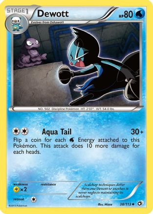 Dewott 038/113 - Legendary Treasures