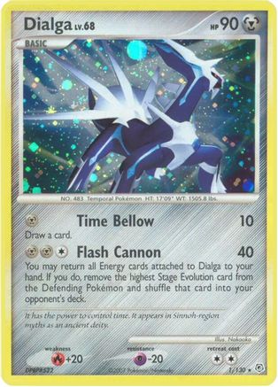 Dialga 001/130 - Diamond and Pearl Holofoil