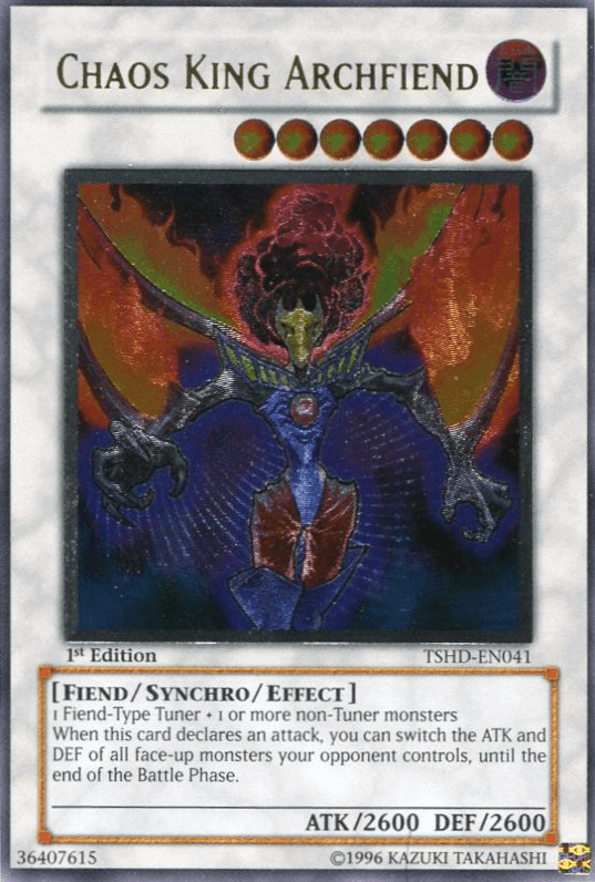 Chaos King Archfiend [TSHD-EN041] Ultimate Rare - Josh's Cards